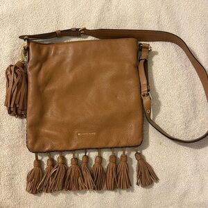 NEW!! Women’s Michael Kors Moroccan Tan Leather Messenger Crossbody Bag